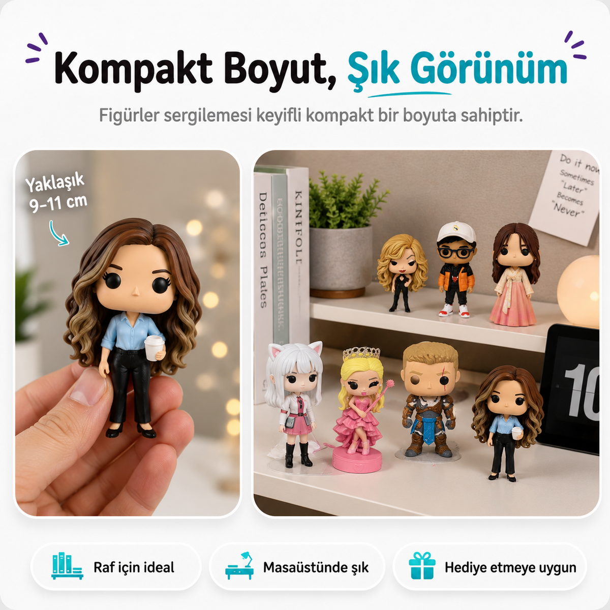 Kişiye Özel Pop Stil Mono Figür Mono Figür