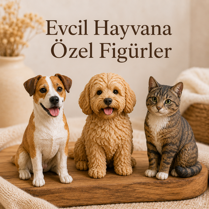 Evcil hayvan figürü yan detay