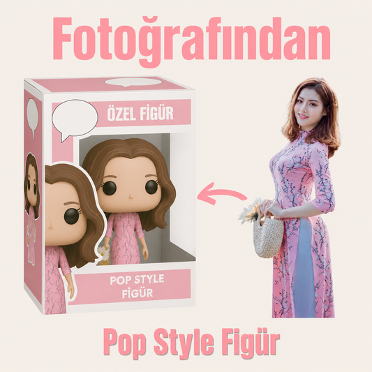 Kişiye Özel Pop Stil Mono Figür Mono Figür
