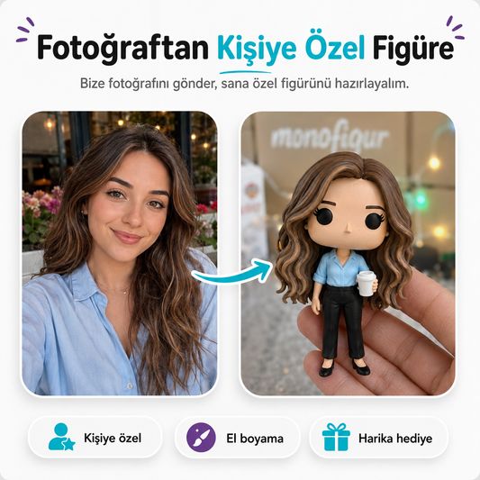 Kişiye Özel Pop Stil Mono Figür Mono Figür